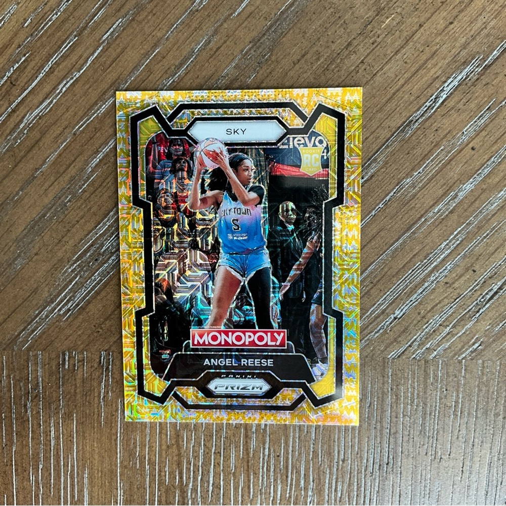 🔥Angel Reese🔥 Gold Icons RC 81/500 Monopoly